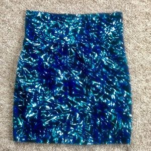 Charlotte Russe print pencil skirt - stretch Sz M